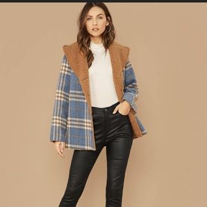 Blue plaid jacket